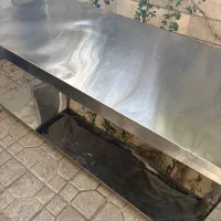 میز استیل ۱متر در ۲ متر|کافی‌شاپ و رستوران|مشهد, بهارستان|دیوار