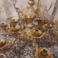 لوستر ۱۲ شعله برنجی آرمیس