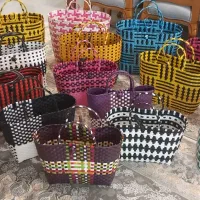 سبد حصیری دست بافت شمالی