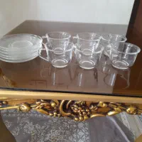 سرویس فنجان نعلبکی چایخوری یا قهوه خوری فرانسه