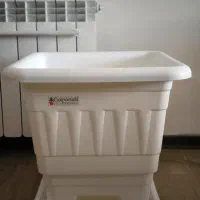 گلدان سایز بزرگ سفید