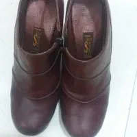 نیم بوت چرم زنانه