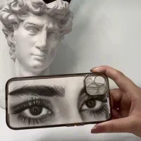 طراحی چشم سیاه قلم