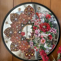 آینه دکوراتیو نقاشی شده