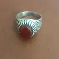 انگشتر عقیق و تسبیح