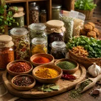 ادویه و محصولات خانگی با قیمت مناسب