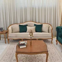 کویین فرانسه تمام چوب کلاسیک مبل