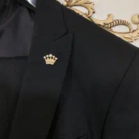 کت‌شلوار مشکی پررنگ(ژیله دار) ترک سایز ۵۶ درجه یک|لباس|مهاباد (آذربایجان غربی), |دیوار