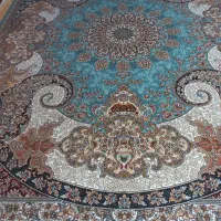فرش فیروزه ای دوازده متری