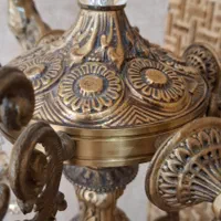 کنار سالنی جنس برنج رنگ برنز|لوستر و چراغ آویز|قزوین, |دیوار