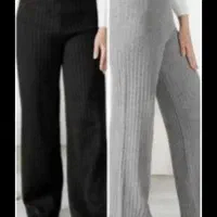 شلوار بافت مشکی نو