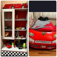 تخت خواب با طرح پورشه