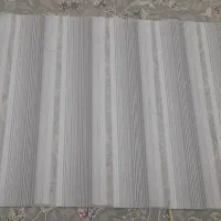 یک عدد پرده زبرا رنگ طوسی