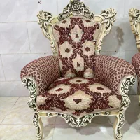 مبلمان سلطنتی ۹تمام چوب گردو اصل تام ملایر|مبلمان خانگی و میز عسلی|کرمانشاه, |دیوار