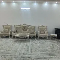 مبل سلطنتی 9نفره به همراه سه تا میز عسلی|مبلمان خانگی و میز عسلی|تربت‌حیدریه, آغوی|دیوار