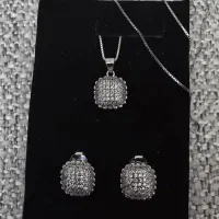 نیم ست تمام نقره شیک قیمت مناسب|جواهرات|لنگرود, |دیوار