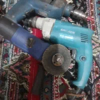 دوعدد دیرل و یک عدد سنگ فرز