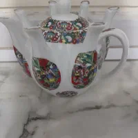 قوری چینی ۷ لوله اصل ژاپن