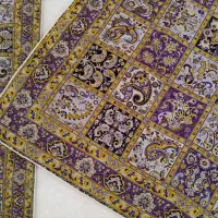 ست چهار تکه ترمه|پرده، رانر، رومیزی|شیراز, طلاب|دیوار