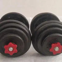 دمبل بدنسازی متغیر چدنی 10کیلویی|تجهیزات ورزشی|یزد, |دیوار