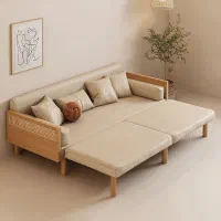 کاناپه تخت خوابشوی تمام چوب با گارانتی
