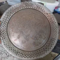 سینی و گلدان مسی