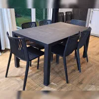 ست میز و صندلی باغی فایبر (میز پلیمری)