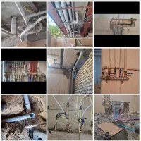 لوله کشی اب،فضلاب،نصب شیرآلات. تعمیرات،انواع لوله|خدمات پیشه و مهارت|همدان, |دیوار