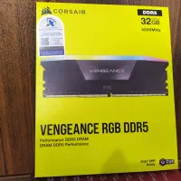 رم RAM CORSAIR VENGEANCE RGB DDR5 32G 5200 (16*2 )