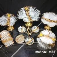 سرویس پذیرایی رزینی به همراه ساعت|ظروف سرو و پذیرایی|گرگان, |دیوار