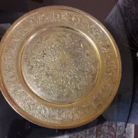 ۲ مدل سینی قلم کار* عتیقه*                کار دست