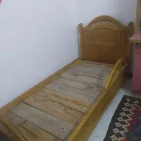 تخت چوبی نوجوان 80*180|تخت و سرویس خواب|مهدی شهر, |دیوار