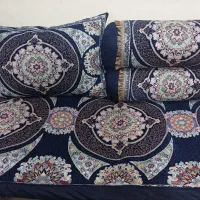 فرش کناره ست کامل ،تشک دست دوز ۷کیلوی چادر مسافرتی