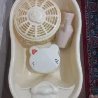 تشت وصندلی وسبدلباس وافتابه بچه