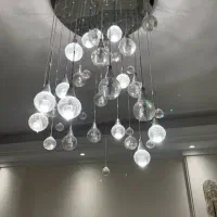 لوستر مدرن خوشه ای بلوری ترک