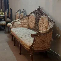 مبلمان سلطنتی ۱۰ نفره و میز غذا خوری  ۸ نفره|مبلمان خانگی و میز عسلی|اهواز, کیانپارس |دیوار