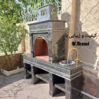 باربیکیو،کبابپز سنگی (طبیعی)
