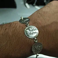 دستبند تمام نقره سکه ای خاص و کلکسیونی|جواهرات|خرمآباد, |دیوار