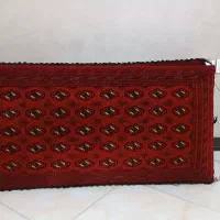 پشتی ترکمن دست‌باف