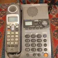 تلفن بیسیم  پاناسونیک دو گوشی|تلفن رومیزی|تهران, صد دستگاه|دیوار