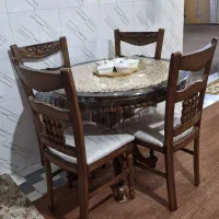 میزناهارخوری ۴ نفره چوب