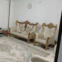 مبل سلطنتی بسیار تمیز 7 نفره