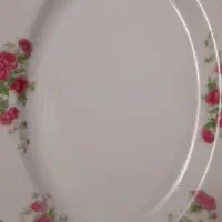 کاسه مربعی۲عدد و۲عدد میوه خوری و۱دیس گل سرخی قدیمی|ظروف سرو و پذیرایی|تهران, آشتیانی|دیوار
