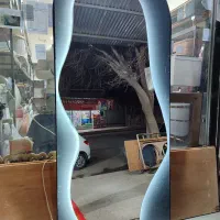 آینه دفرمه بک لایت اقساطی آریا چوب|آینه|کرمانشاه, |دیوار