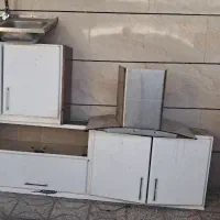 کابینت و سینک استیل و هود بیمکث