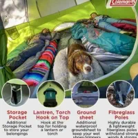 فروش عمده چادر آمریکایی مارک کلمن coleman