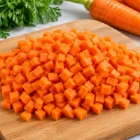 لوبیاسبز  و هویج اماده