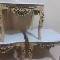 فروش فوری ۳عدد عسلی سلطنتی چوب راش|مبلمان خانگی و میز عسلی|تهران, شهمیرزادی|دیوار