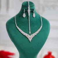 ست نقره مدل طلا سرویس نقره اشکی طلایی|جواهرات|تبریز, |دیوار