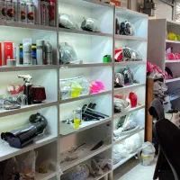 قفسهmdf چراغ دار ۶ طبقه،نناسب همه شغل ها